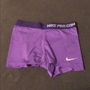 Nike pro spandex shorts